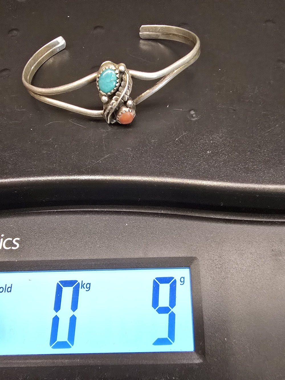 VTG Sterling Silver Cuff Bracelet Southwestern Style Size 5.25" 9g READ - Picture 15 of 15